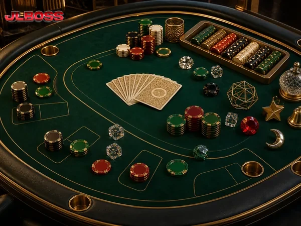 JLBOSS poker game interface as seen on screen
